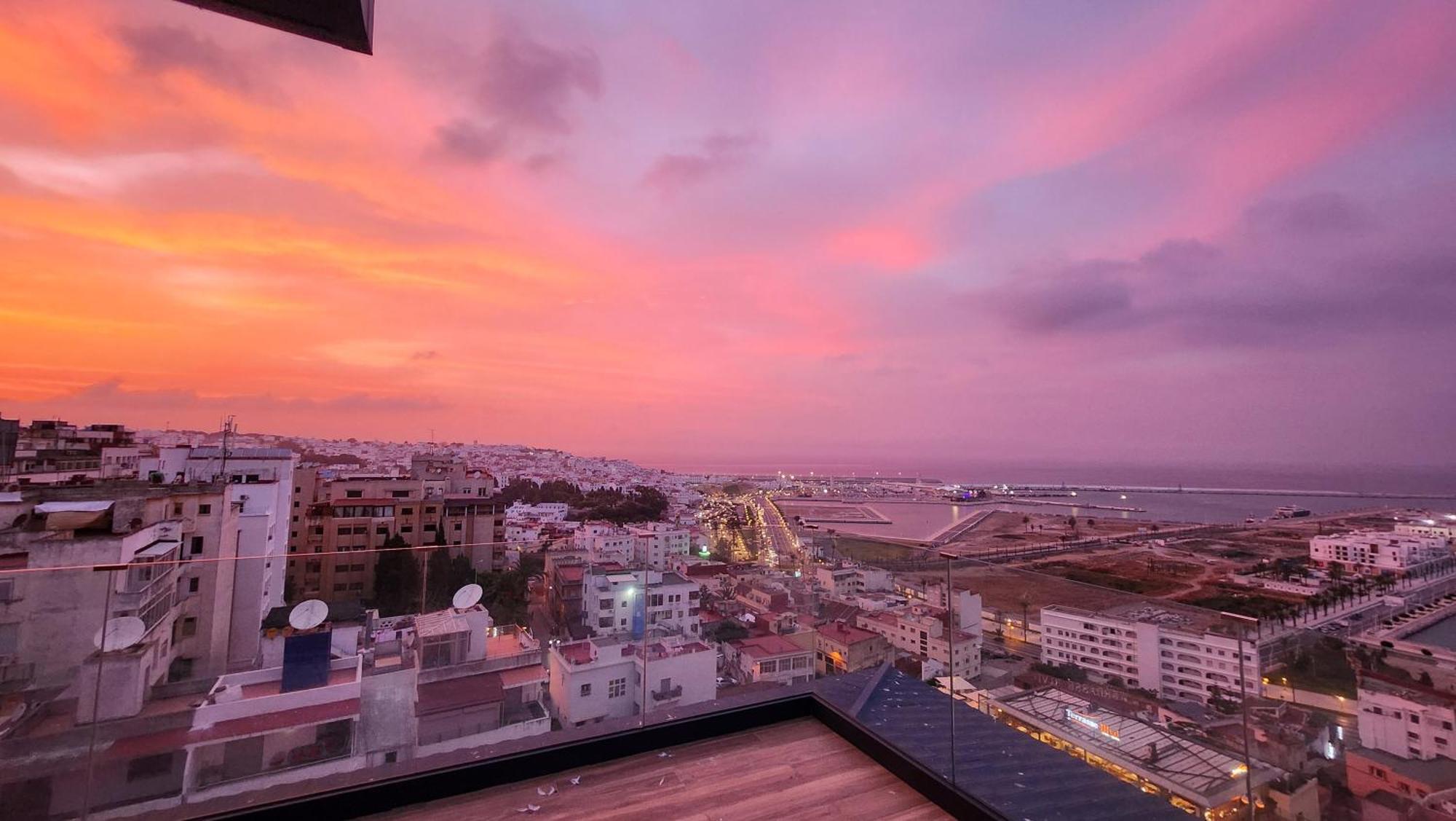 Magnifique Penthouse 160M2 Terrasse 90M2 Vue Mer Tangeri Esterno foto